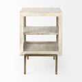 Arelius Side Table - White | Calgary Furniture Store