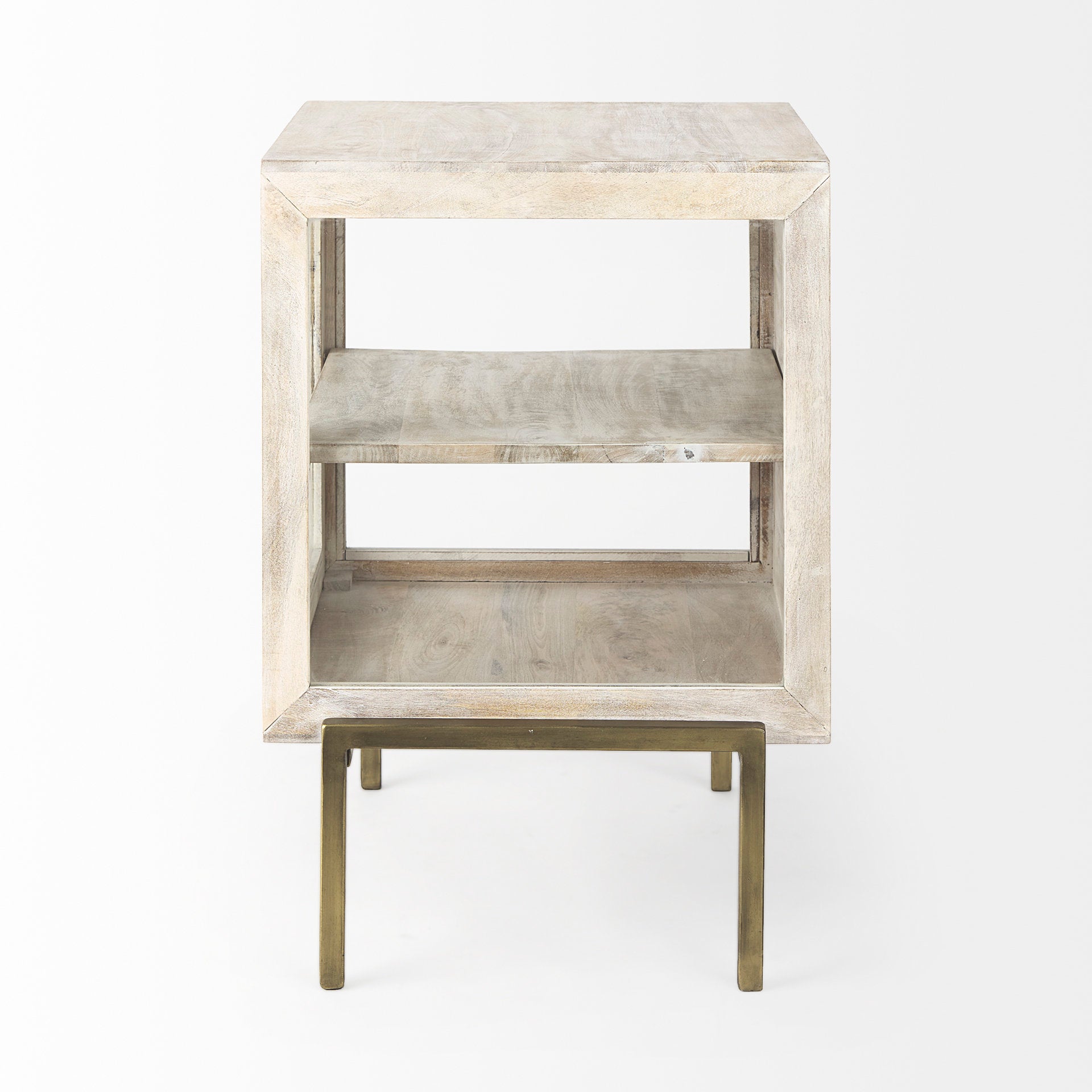 Arelius Side Table - White | Calgary Furniture Store