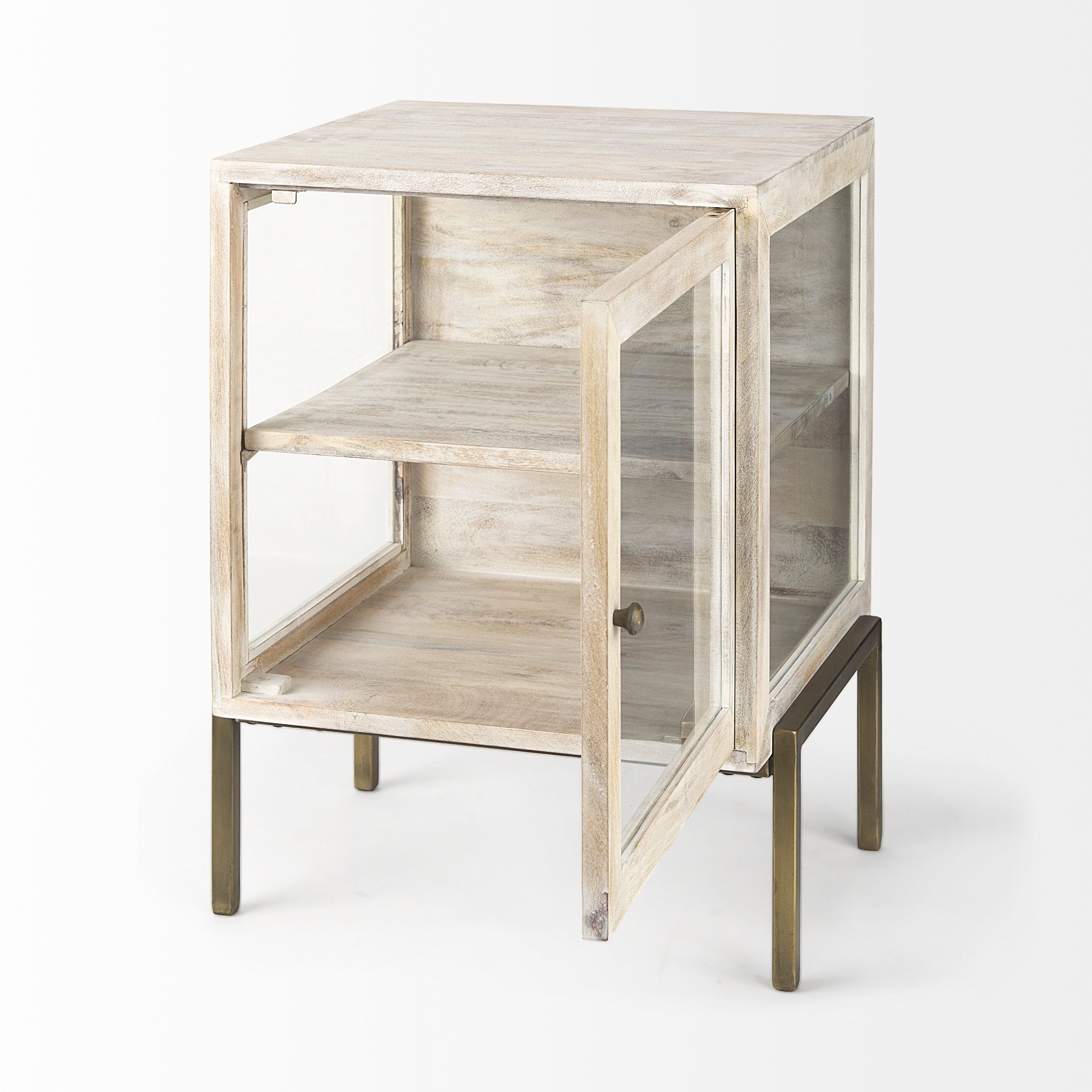 Arelius Side Table - White | Calgary Furniture Store