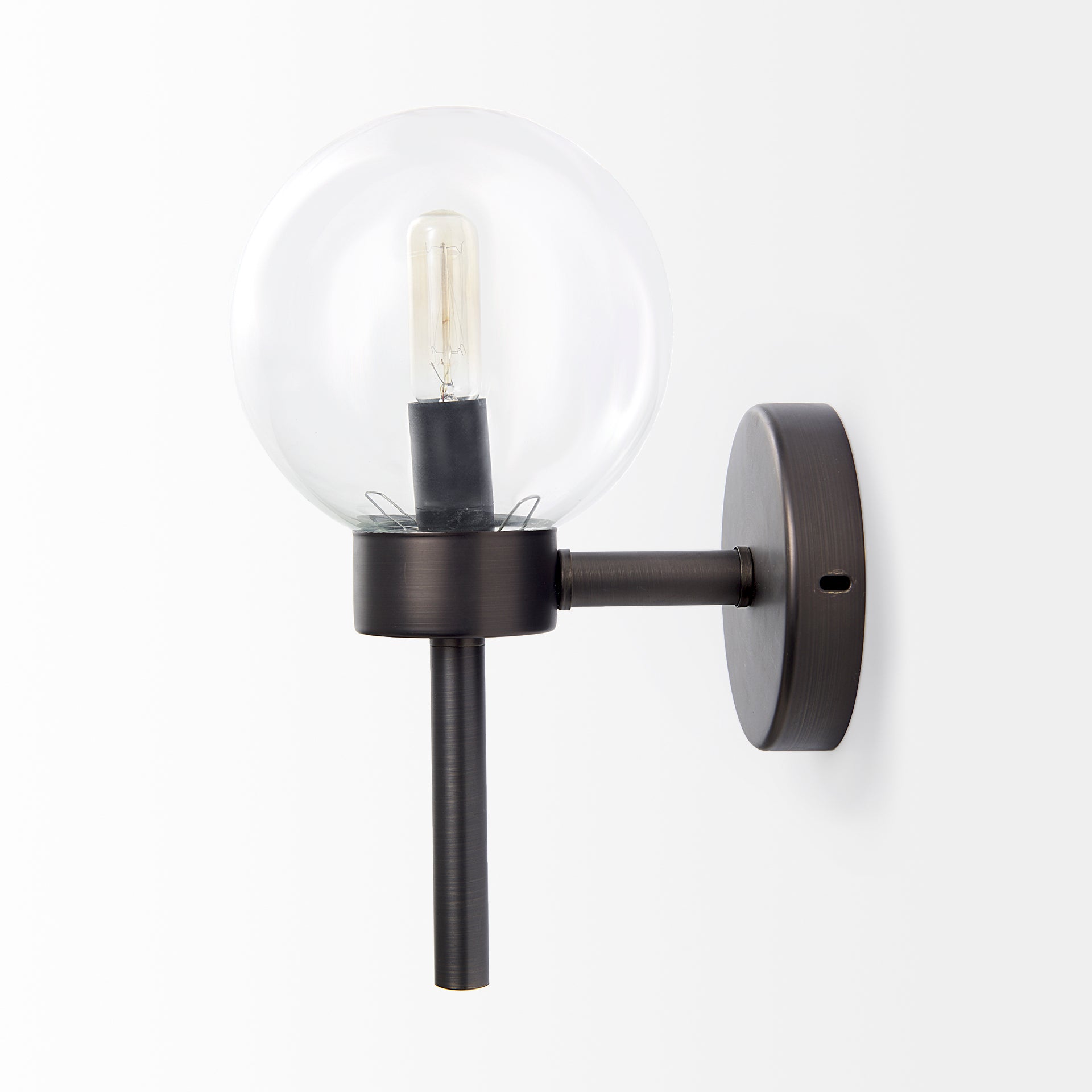 Boltern Wall Sconce - Black | Calgary Furniture Store