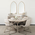 Sawyer Beige Fabric Dining Chair | Calgary Furniture Store