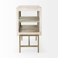 Arelius White Accent Cabinet | Calgary Furniture Store