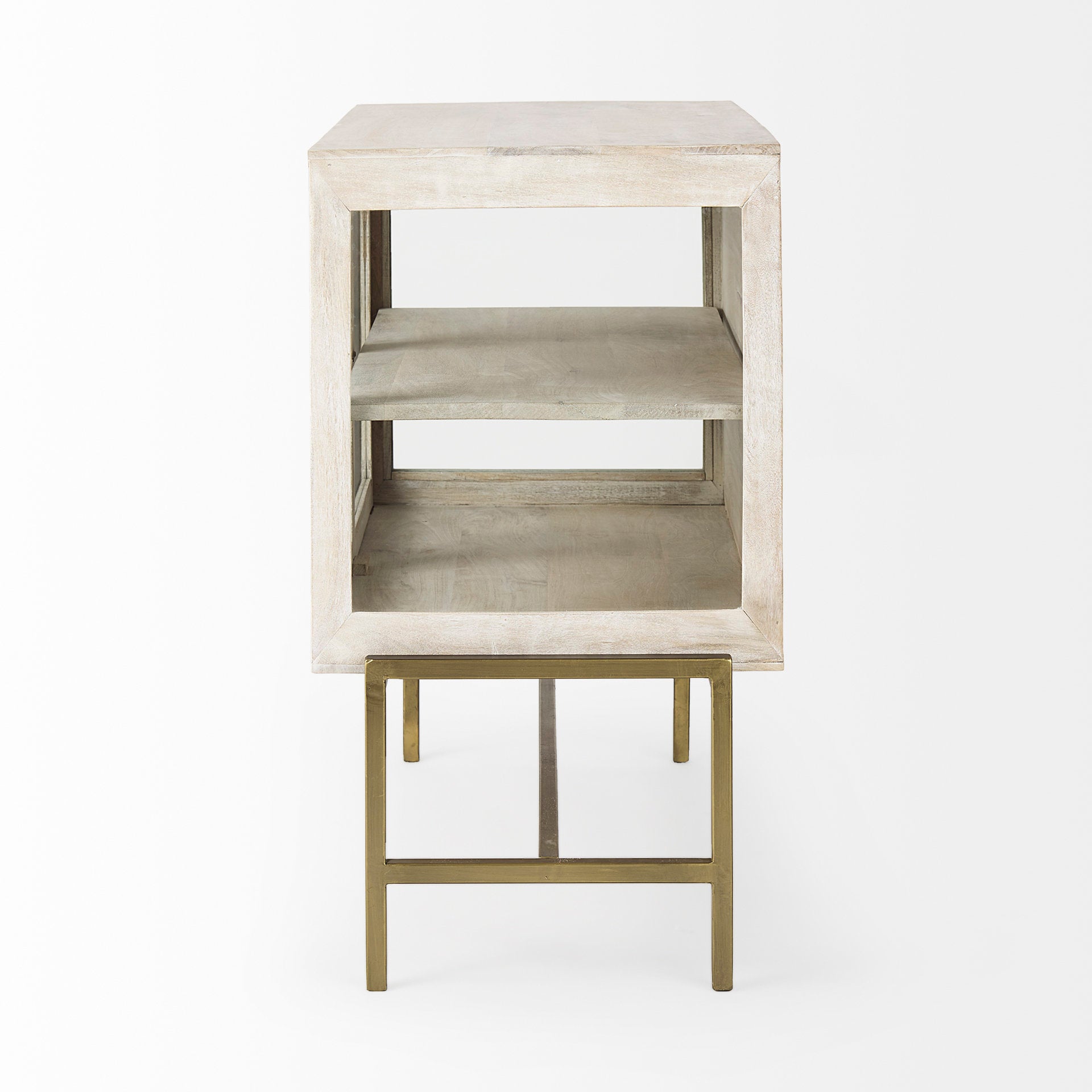 Arelius White Accent Cabinet | Calgary Furniture Store