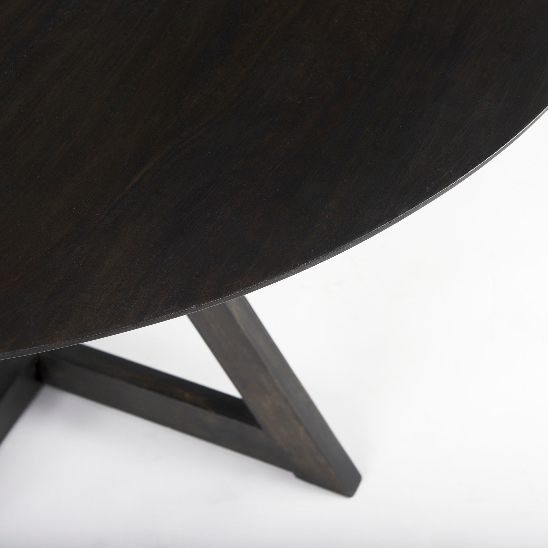 Jennings Round Dining Table 48" Dark | Calgary Furniture Store