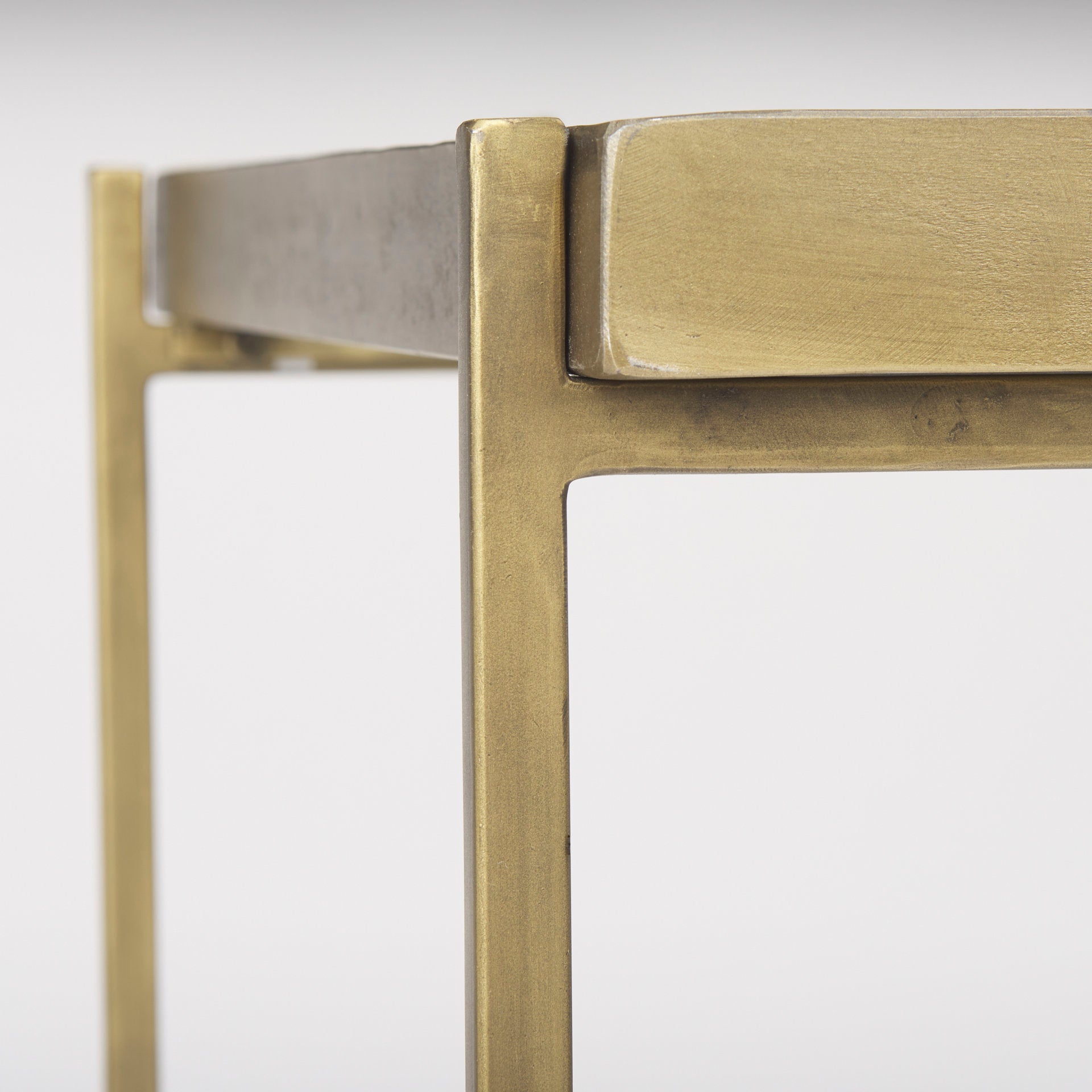 Trey Accent Table - Gold | Calgary Furniture Store