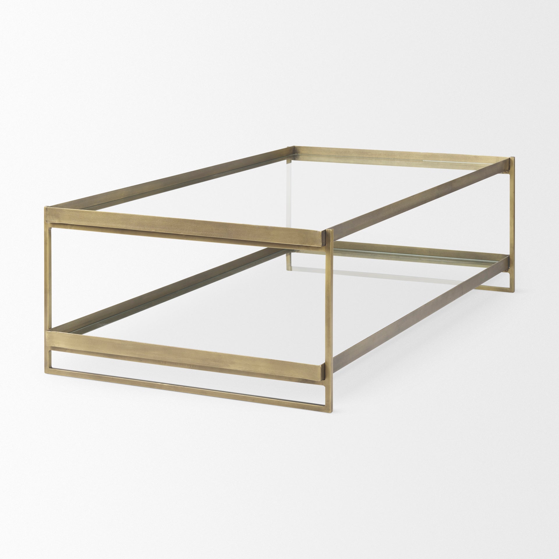 Trey Coffee Table - Gold | Calgary Furniture Store