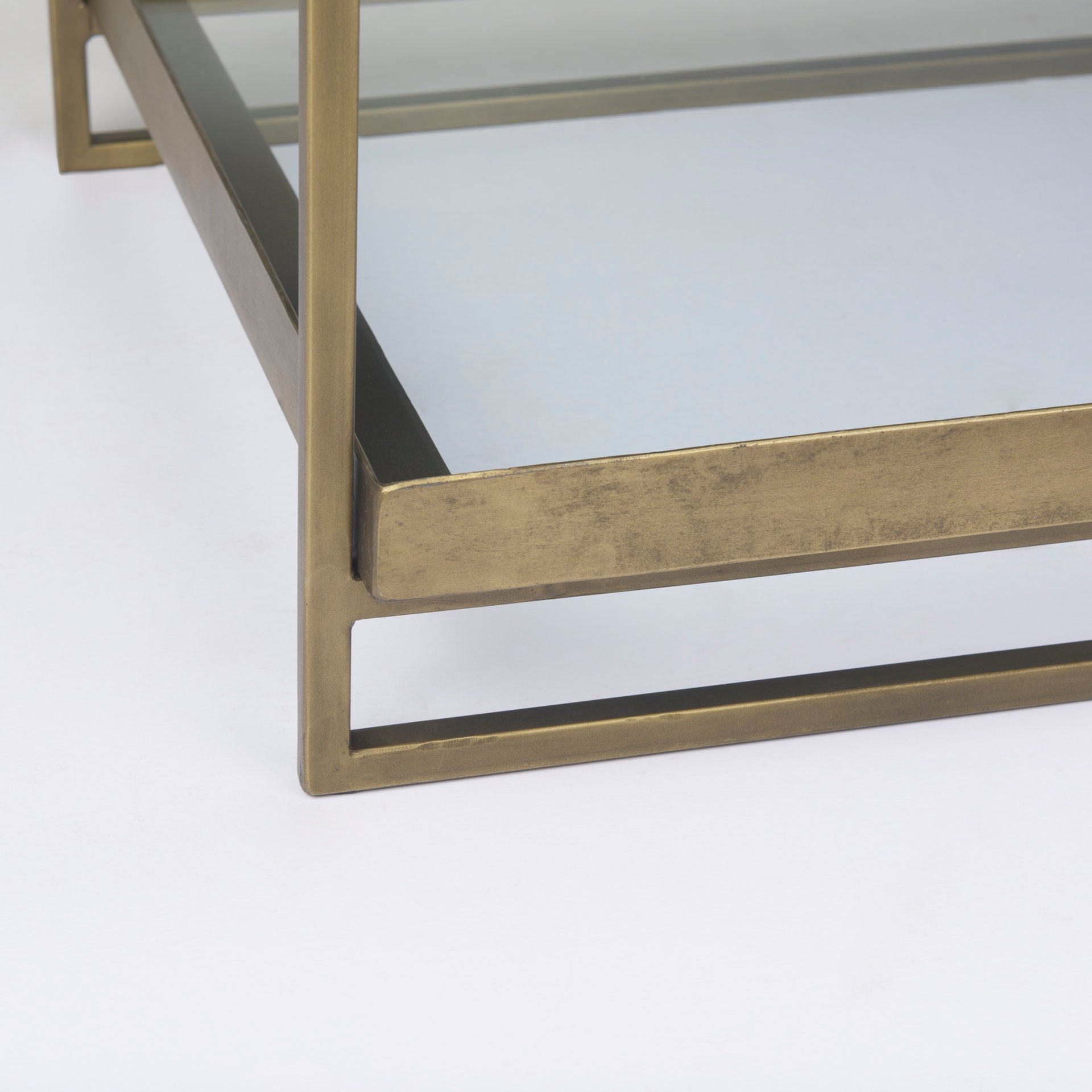 Trey Accent Table - Gold | Calgary Furniture Store