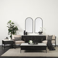 Giovanna Rounded Arch - Black | Calgary Furniture Store
