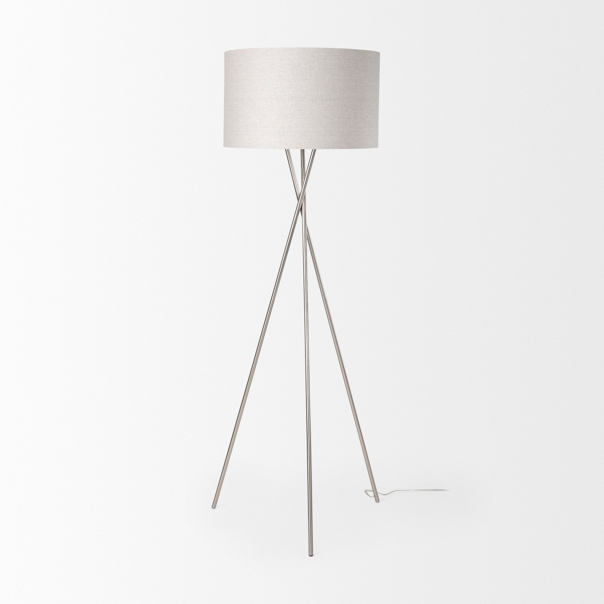 Ambrose Floor Lamp - Silver | Calgary Furniture Store