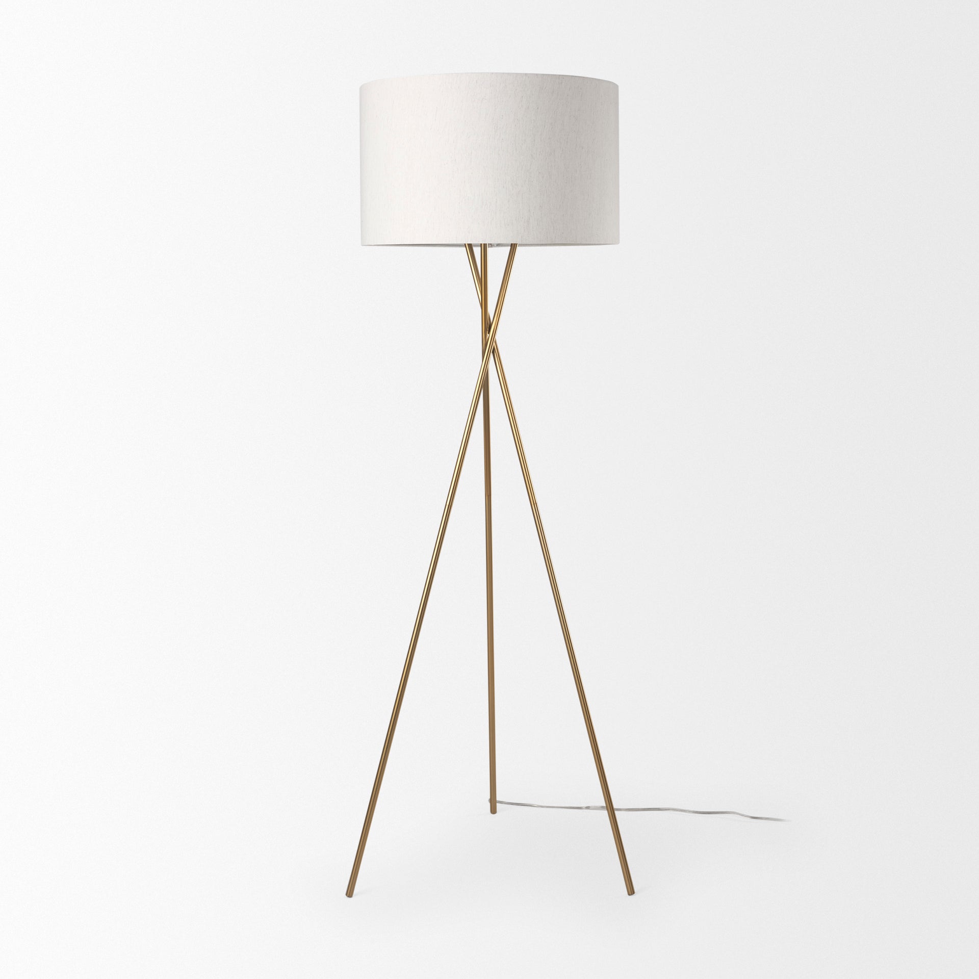 Ambrose Floor Lamp - Gold | Calgary Furniture Store