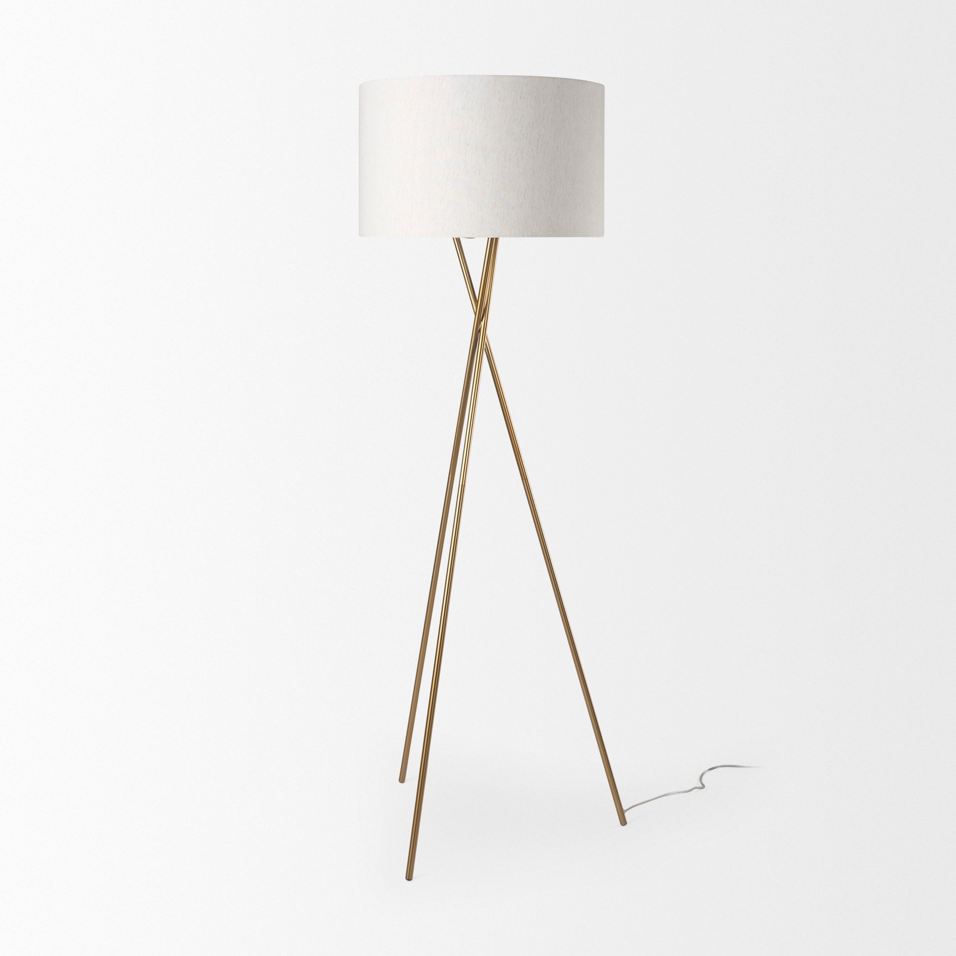 Ambrose Floor Lamp - Gold | Calgary Furniture Store