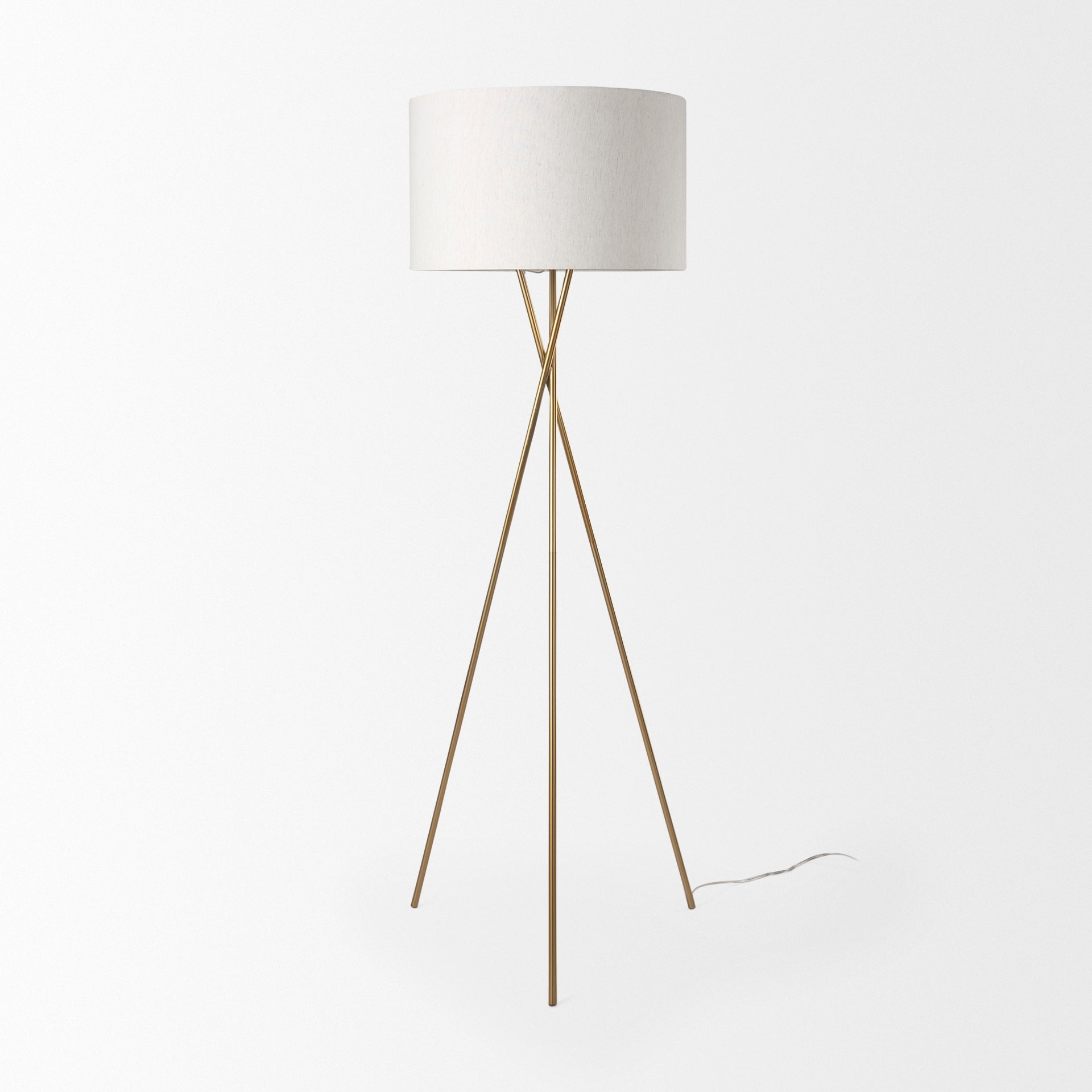 Ambrose Floor Lamp - Gold | Calgary Furniture Store