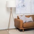 Ambrose Floor Lamp - Gold | Calgary Furniture Store