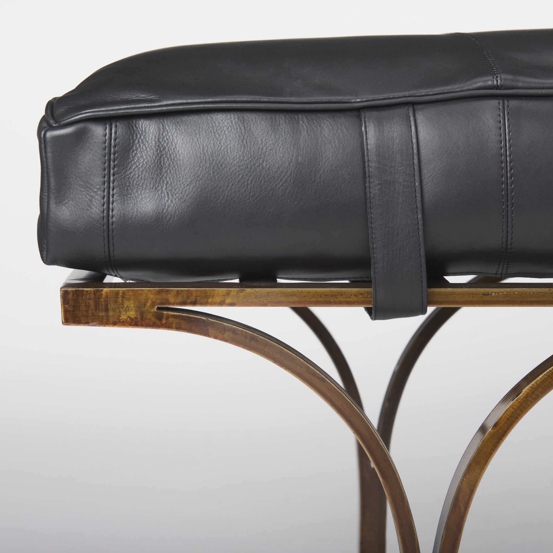Jessie Black Accent Bench | Calgary Furniture Store