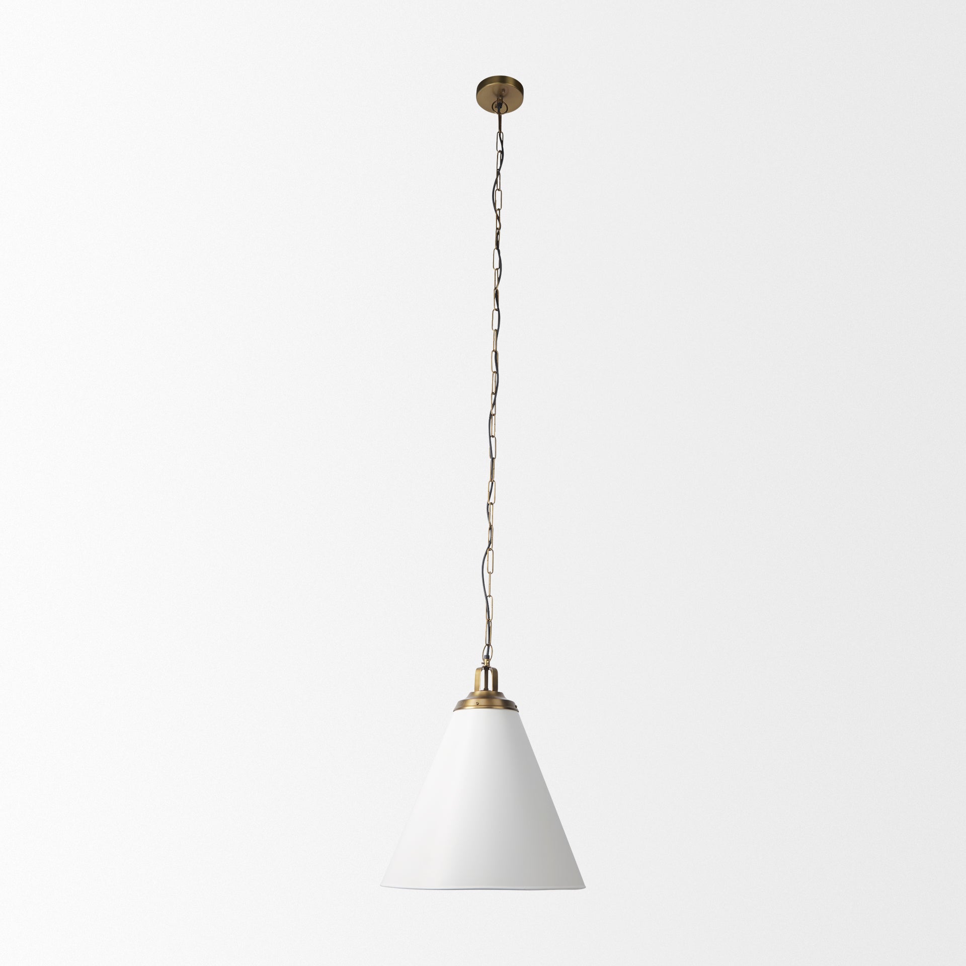 Fenton Pendant Light - White | Calgary Furniture Store