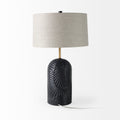Quinn Table Lamp - Navy Base | Calgary Furniture Store