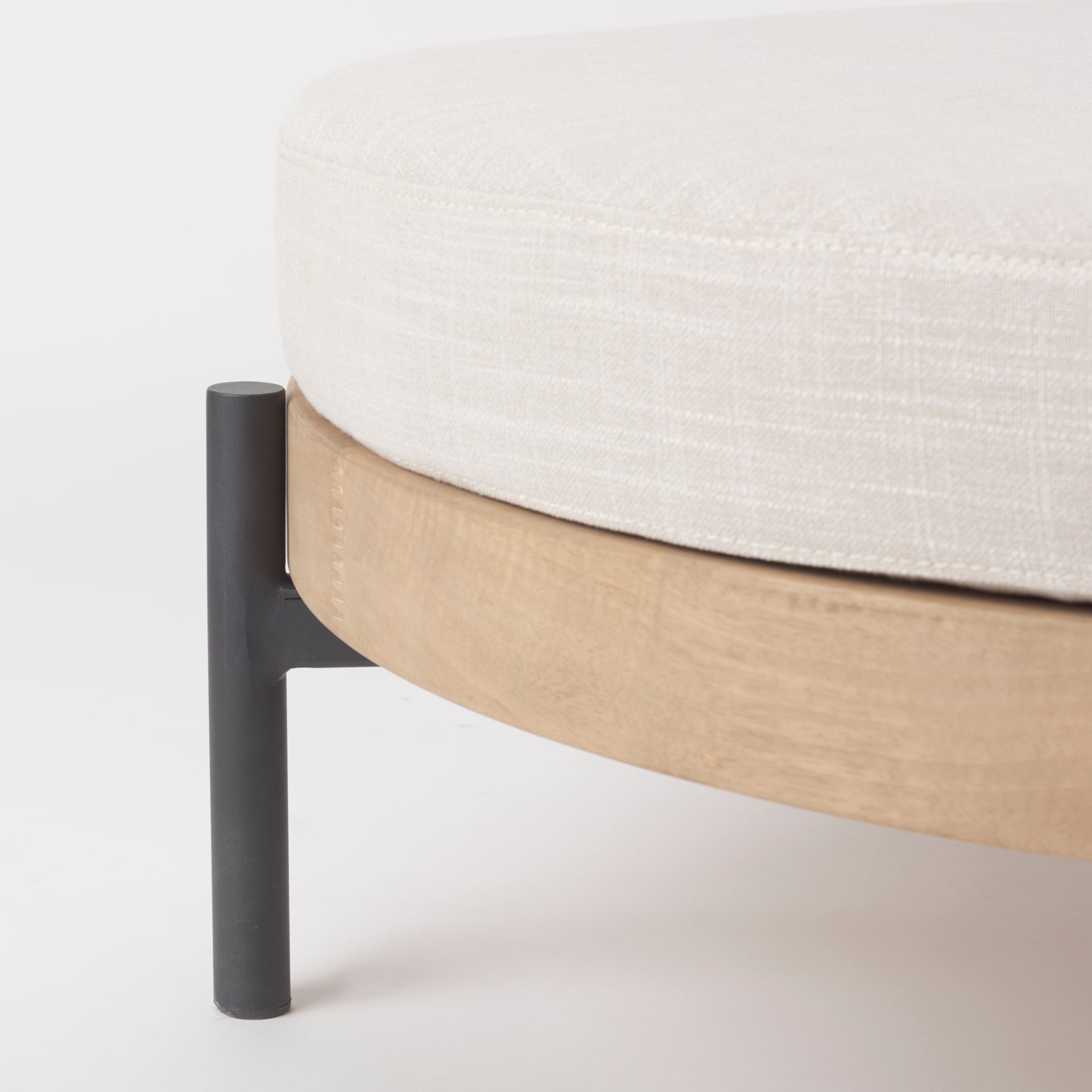 Colburne Round Ottoman | Calgary Furniture Store