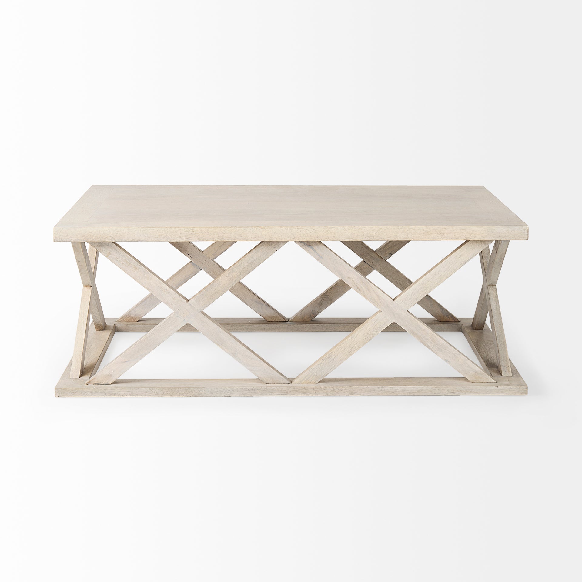 Forsey Blonde Rectangular Coffee Table | Calgary Furniture Store