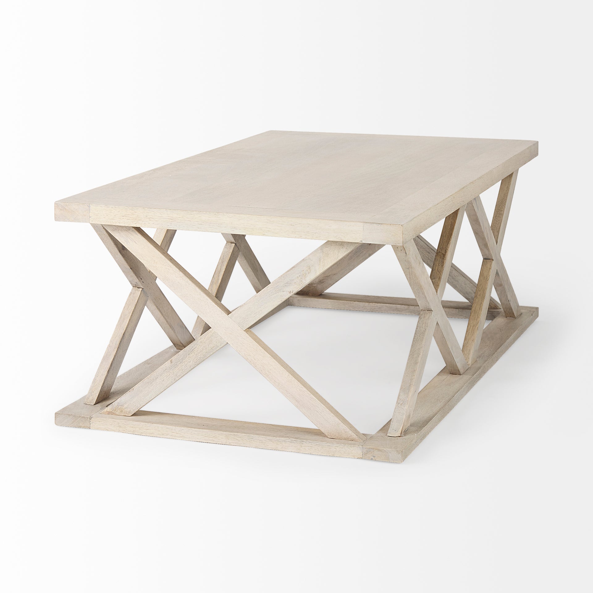 Forsey Blonde Rectangular Coffee Table | Calgary Furniture Store