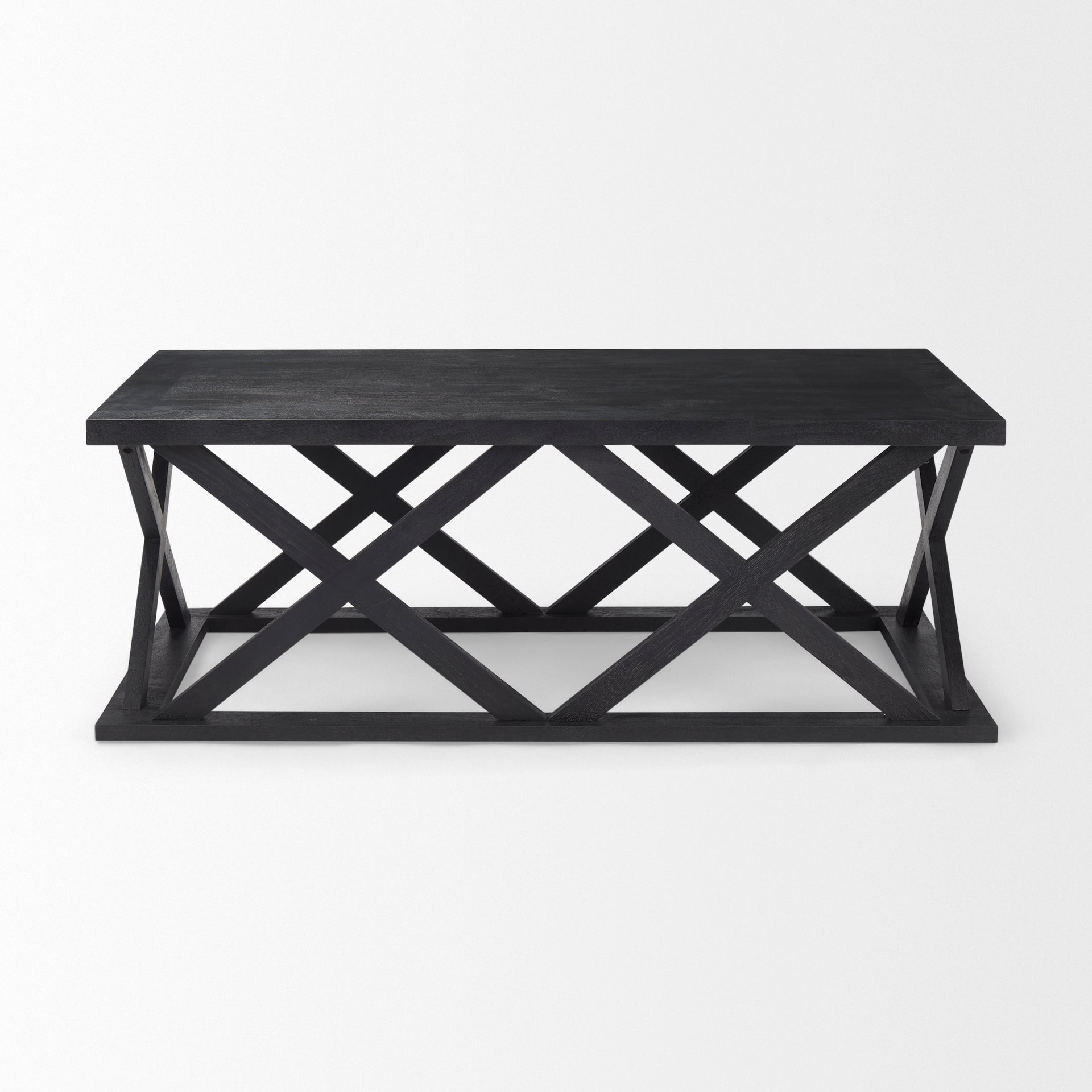 Forsey Black Rectangular Coffee Table | Calgary Furniture Store