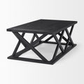 Forsey Black Rectangular Coffee Table | Calgary Furniture Store