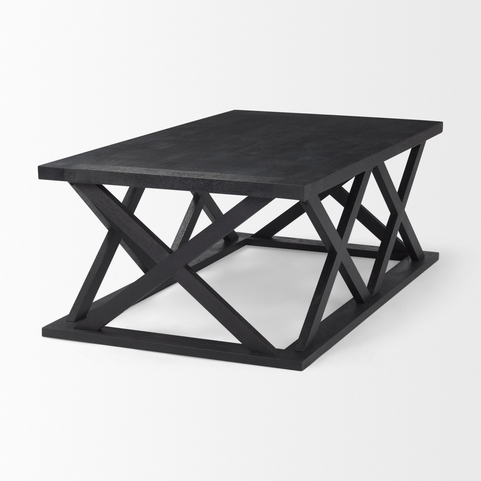 Forsey Black Rectangular Coffee Table | Calgary Furniture Store