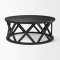 Forsey Black Round Coffee Table | Calgary Furniture Store
