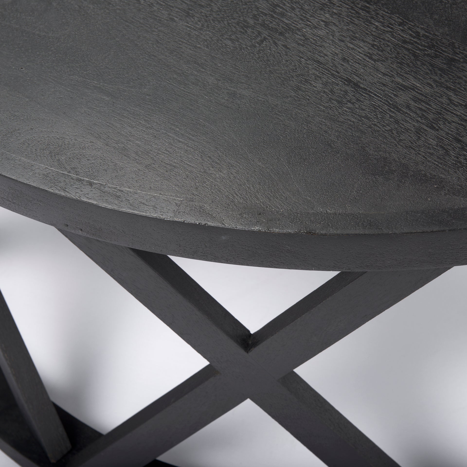 Forsey Black Round Coffee Table Showhome Furniture