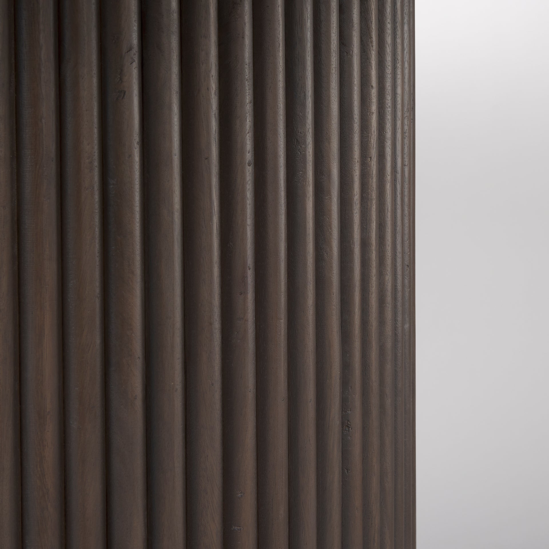 Terra Dark Brown Wood Round Dining Table | Calgary Furniture Store