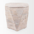 Esagano Light Brown Side Table | Calgary Furniture Store