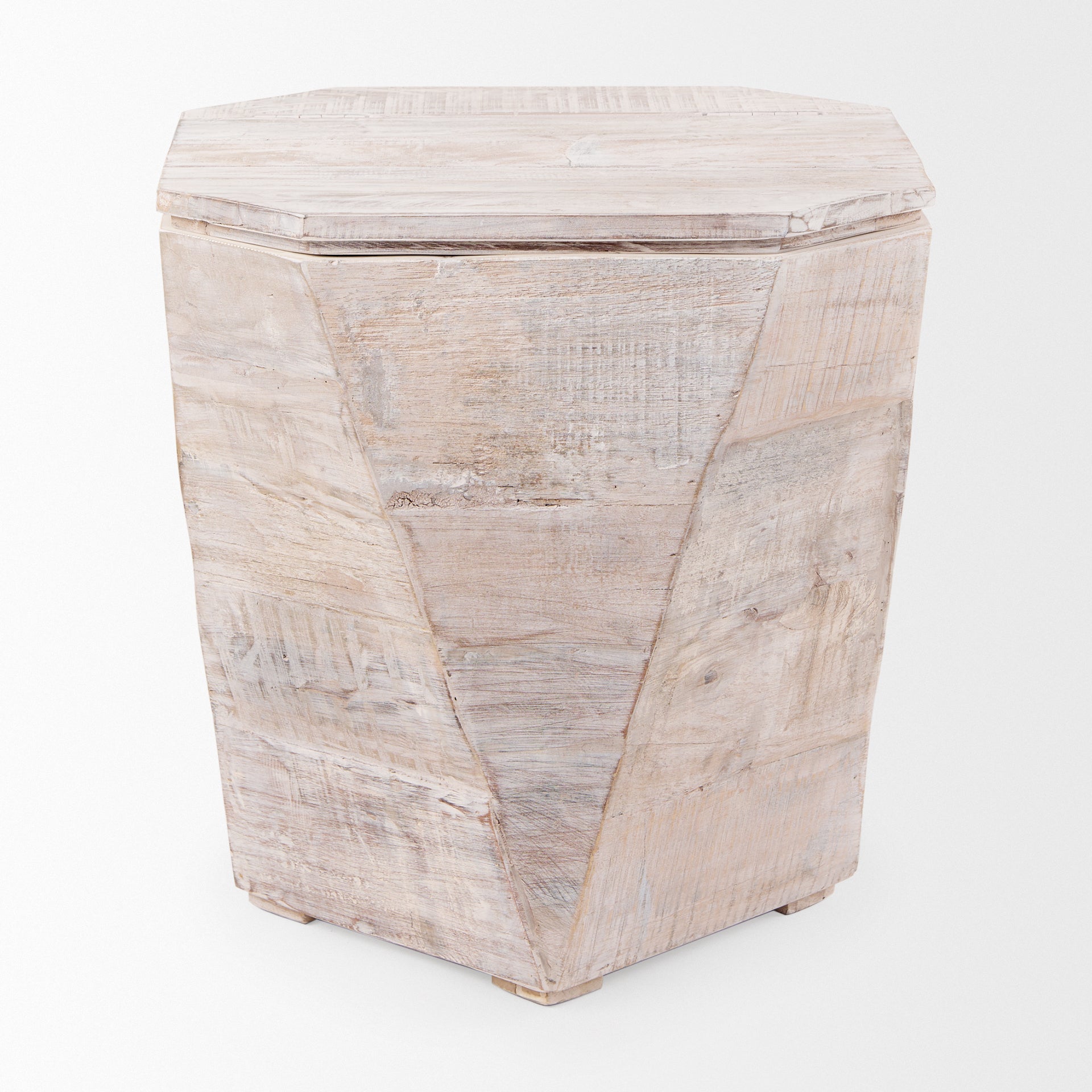 Esagano Light Brown Side Table | Calgary Furniture Store