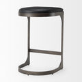 Tyson Black Leather Counter Stool | Calgary Furniture Store