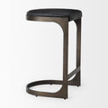 Tyson Black Leather Counter Stool | Calgary Furniture Store