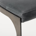 Tyson Black Leather Counter Stool | Calgary Furniture Store