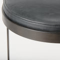 Tyson Black Leather Counter Stool | Calgary Furniture Store