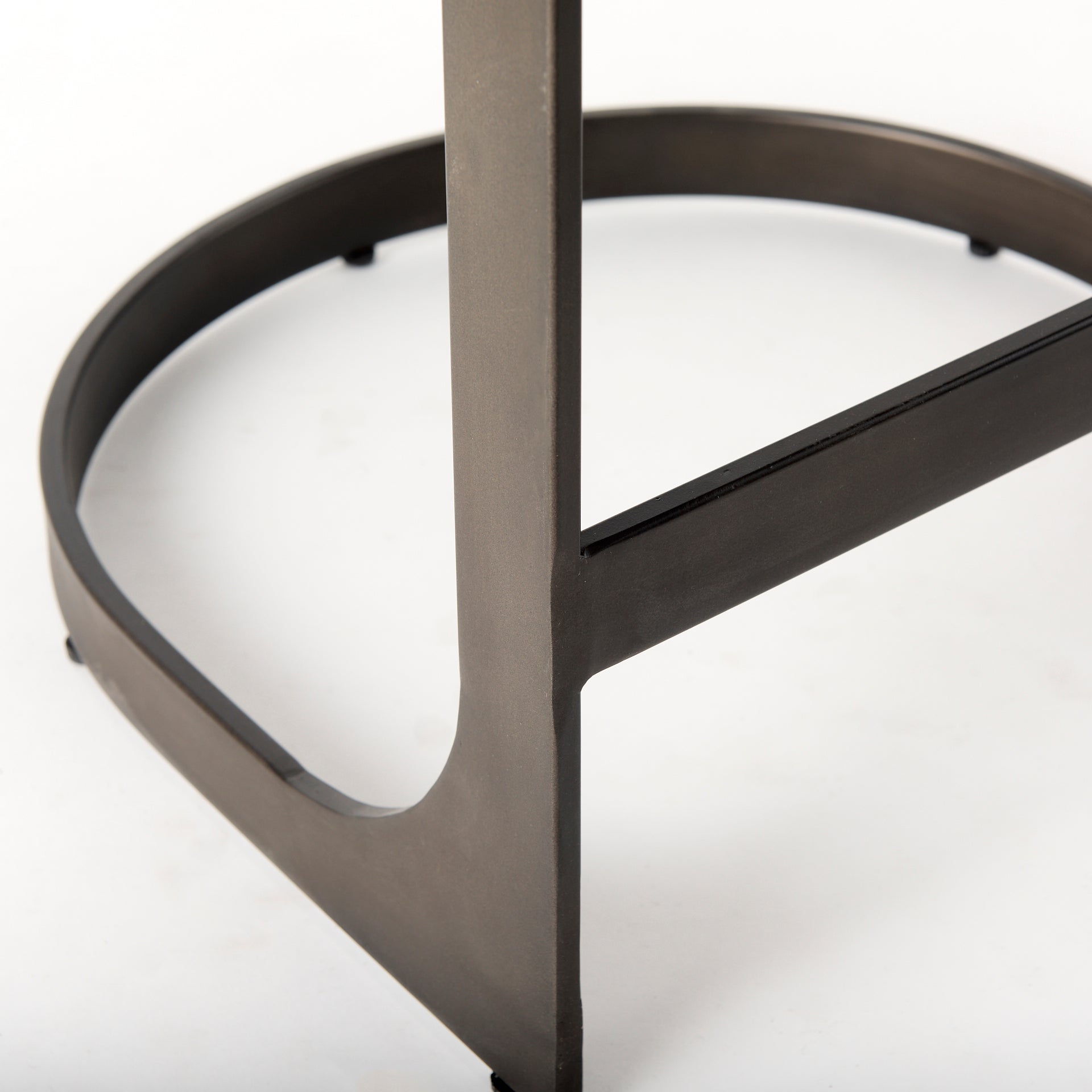 Tyson Black Leather Counter Stool | Calgary Furniture Store