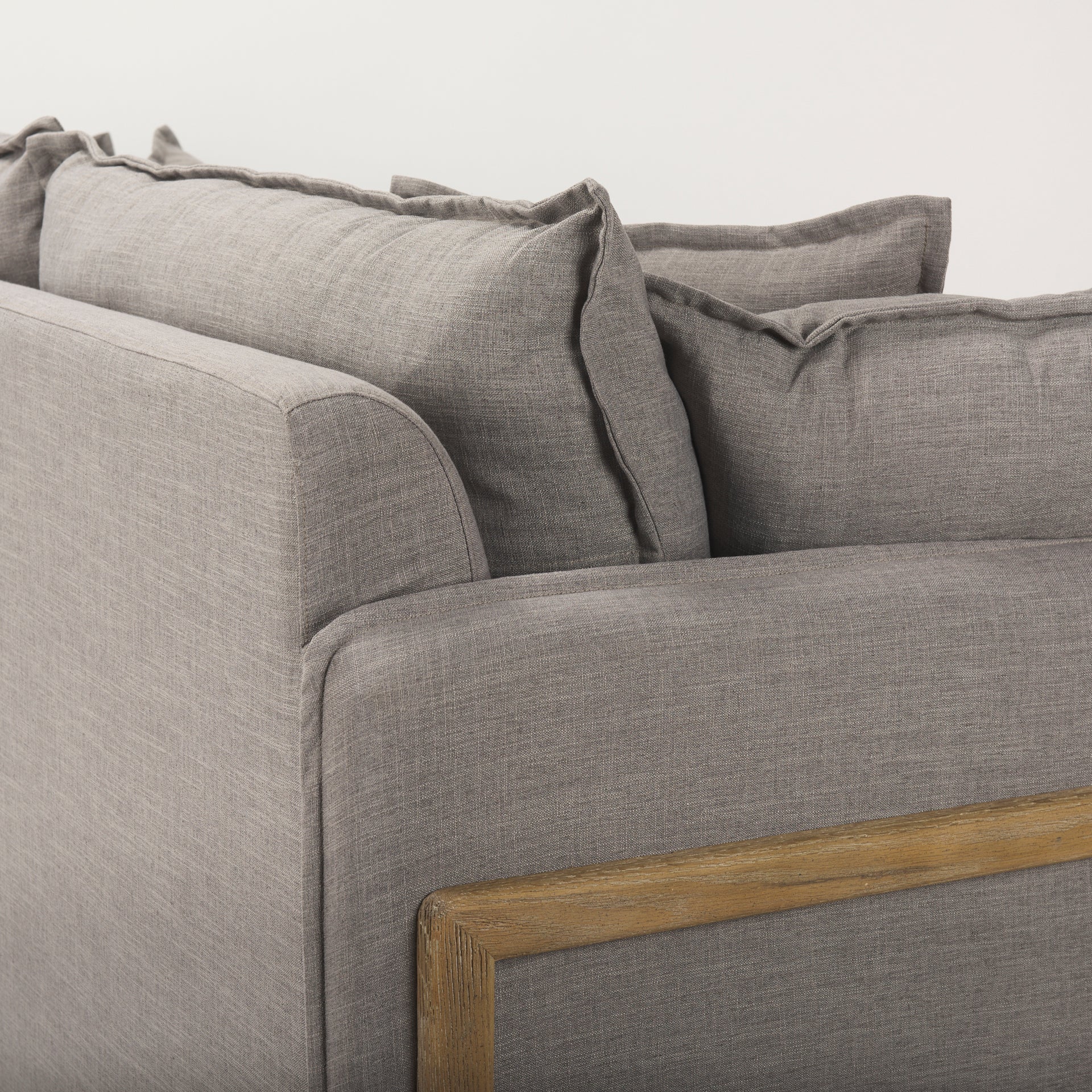 Roy Three Seater Sofa 84" - Flint Gray | Calgary Furniture Store