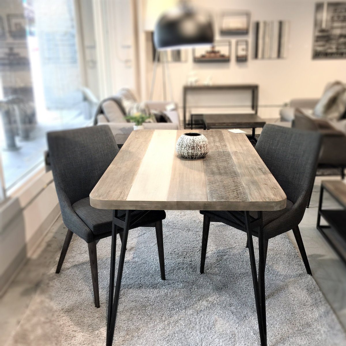 Rose Dining Chair - Dark Grey | Calgary Furniture Store