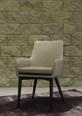 Rose Dining Arm Chair - Beige | Calgary's Furniture Store | Calgary Dining Chairs