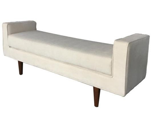 Rowan Divan Linen Bench | Calgary Furniture Store
