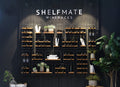 Dandhi Wine Rack 6 Bottles with glass holder - Type D | Calgary Furniture Store