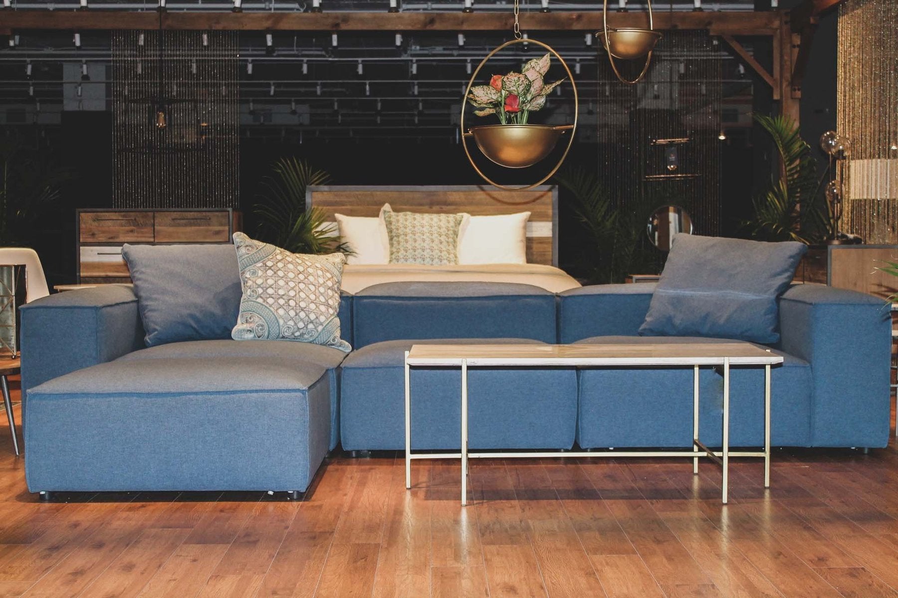 Function Rectangular Coffee Table - White Marble | Calgary's Furniture Store | Calgary Coffee Table