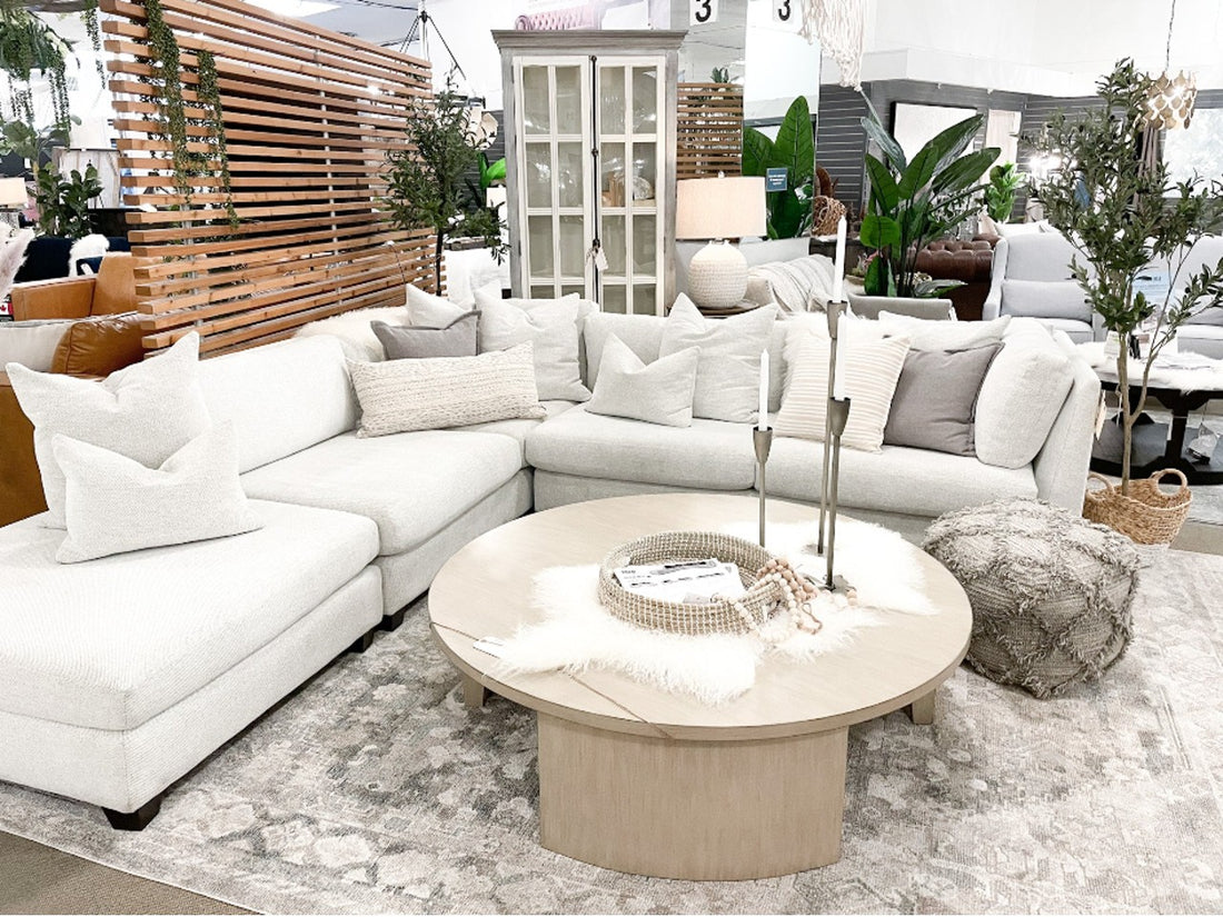 Custom Fabric Ottoman 🇨🇦 | Calgary Furniture Store
