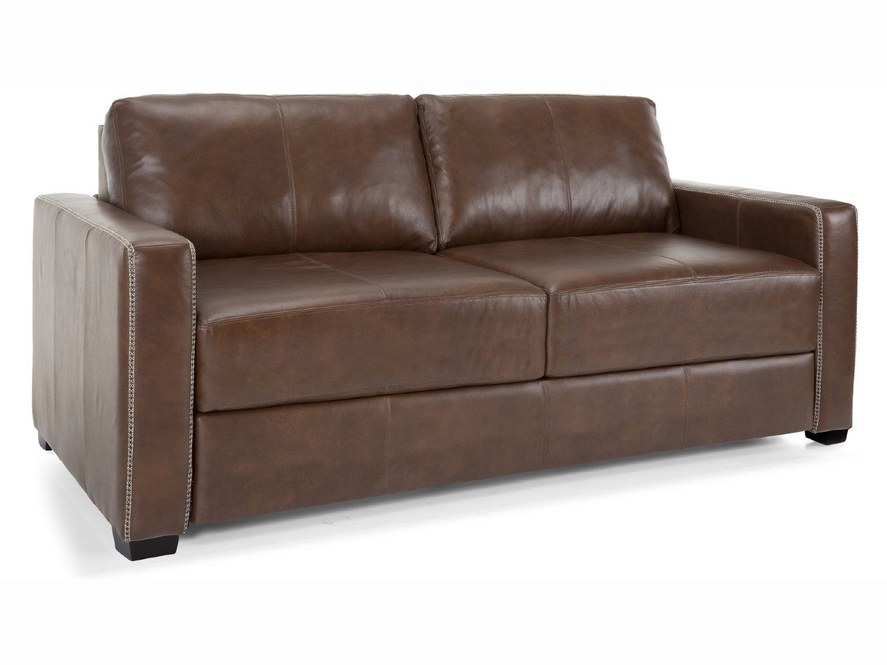2TH3 Leather Transformer Sleeper Sofa | Calgary Furniture Store