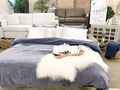 2TH3 Leather Transformer Sleeper Sofa | Calgary Furniture Store
