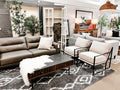 🇨🇦 3030 Custom Leather Sofa | Calgary Furniture Store