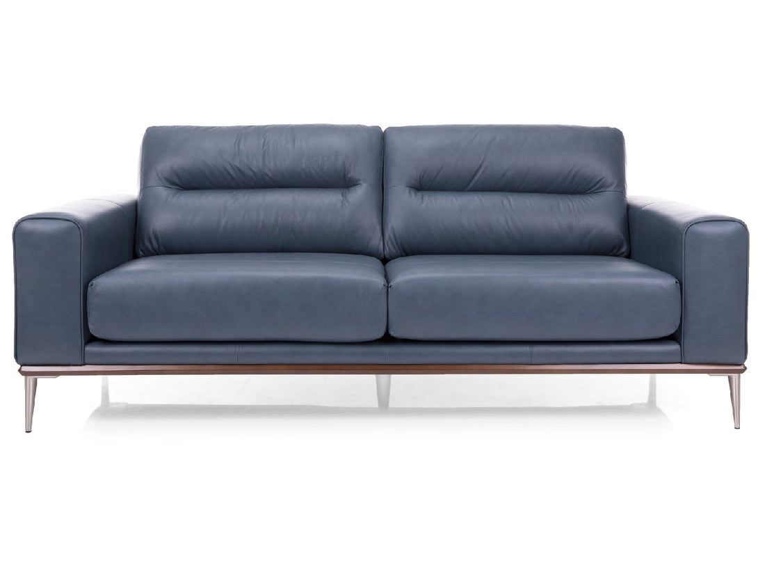 🇨🇦 3030 Custom Leather Sofa | Calgary Furniture Store