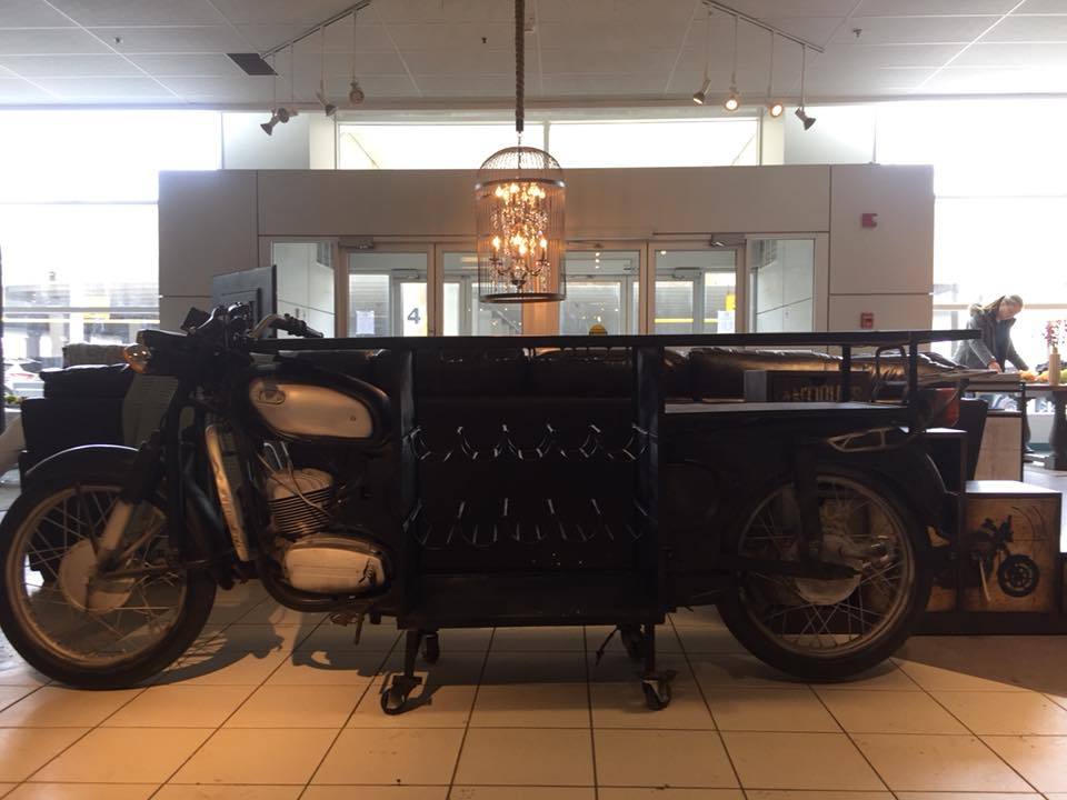 Iron Motorcycle Bar | Calgary Furniture Store