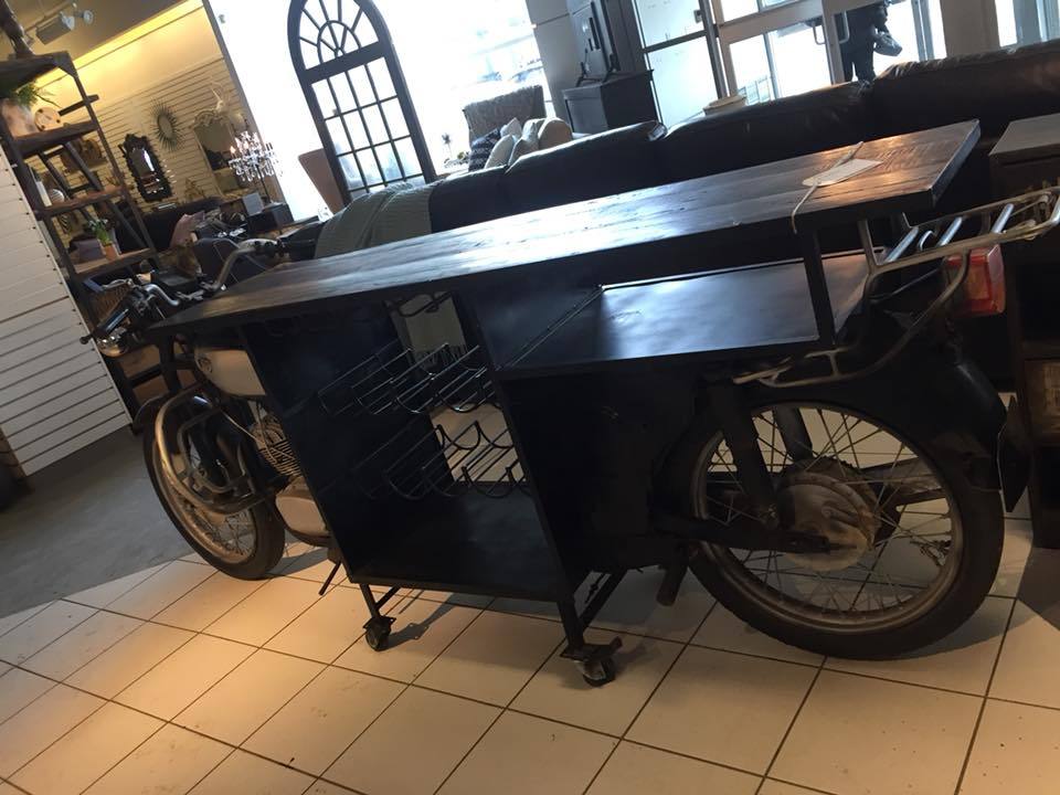 Iron Motorcycle Bar | Calgary Furniture Store