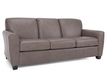 🇨🇦 Custom Top Grain Leather Sofa | Calgary Furniture Store